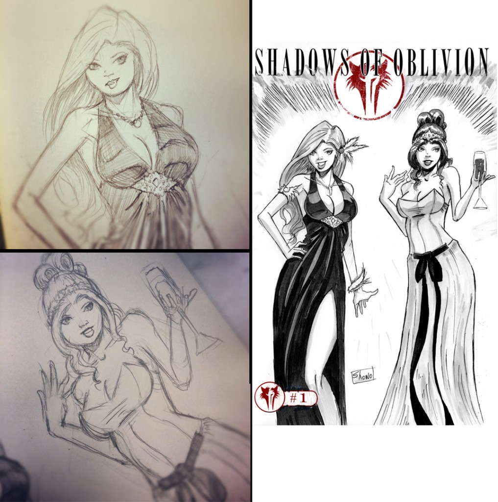 Evening Gowns process