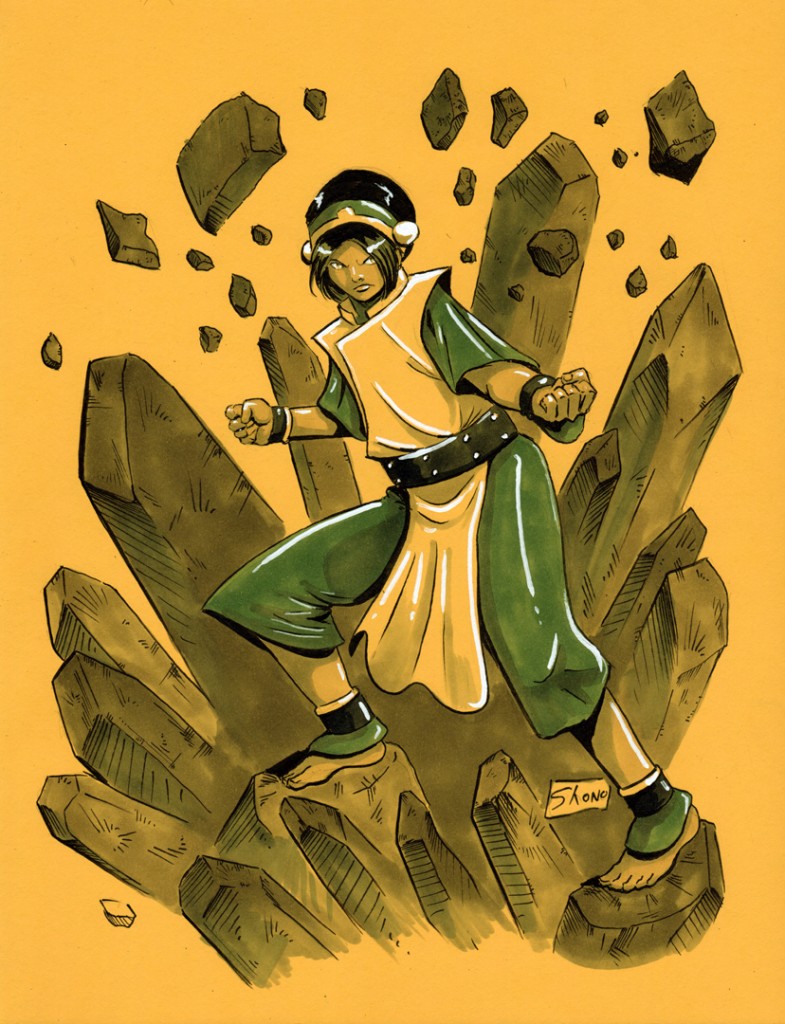 Inktober Toph Bei Fong
